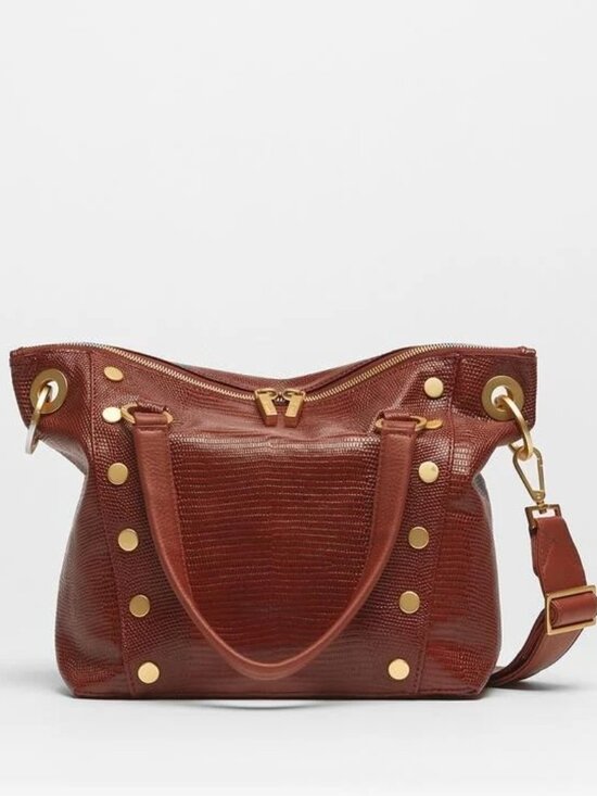 Hammitt Handbags - Hammit Daniel Purse in Medium- Redwood Lizzard, Like New